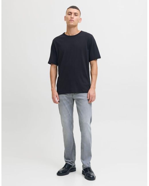 Jack & Jones Blue Slim Straight-Fit Jeans for men