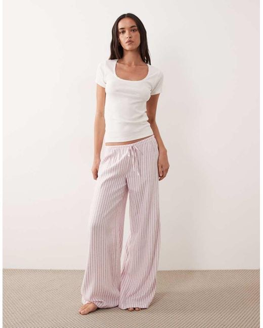 Cotton On Pink Cloud Soft Flannel Wide Leg Pyjama Pants