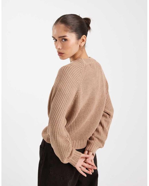 Threadbare Trui Met Hoge Hals in het Brown