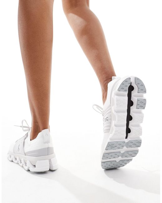On Shoes White On Cloudswift 3 Running Trainers