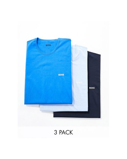 Boss Blue 3 Pack Classic T-shirt for men