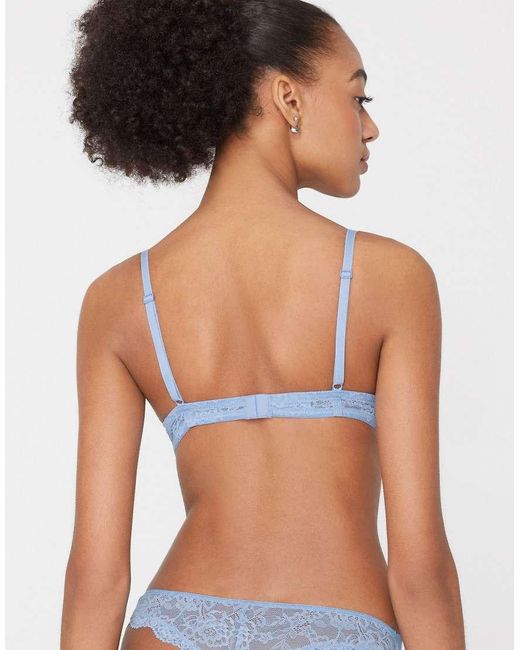 Tezenis Blue Los Angeles Lace Super Push-Up Bra