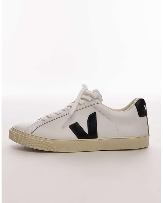 Veja Gray Esplar Logo Trainer