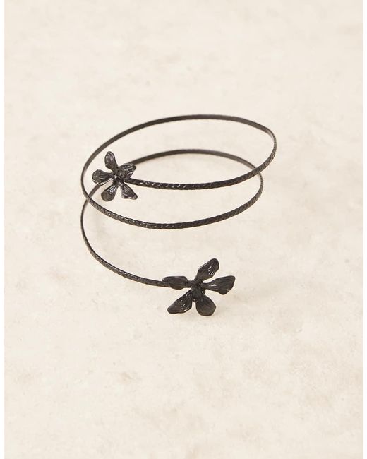 ASOS Armband Met Bloemen in het Black