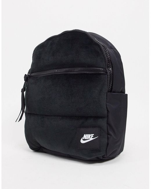 Nike – er, kleiner Rucksack aus Samt in Schwarz | Lyst AT