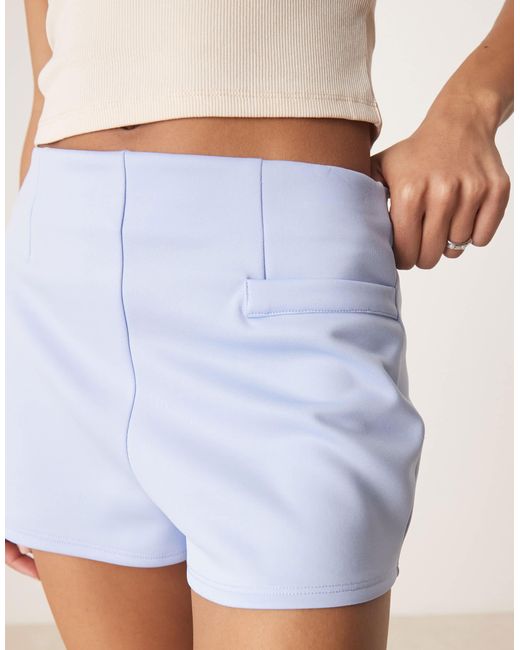 ASOS Natural Scuba Hot Pant Shorts