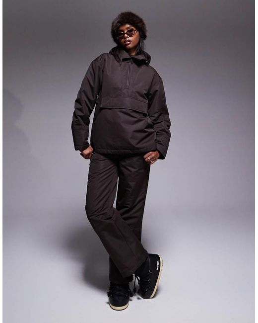 Threadbare Gray Co-Ord Ski Trousers With Pocket Detail