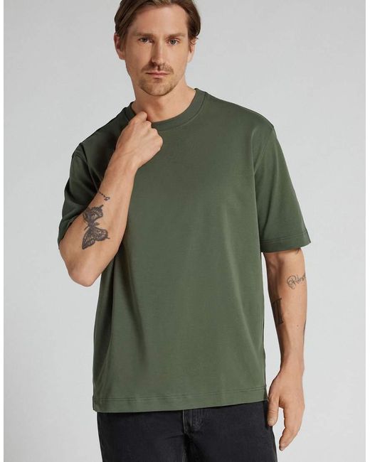 Intimissimi Green Oversized 100% Cotton T-Shirt for men