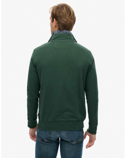 Preppy - pull à col zippé - émail Superdry pour homme en coloris Green