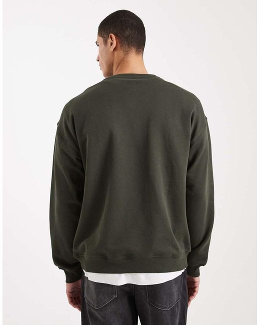 New Look Black Oversized Sweatshirt for men