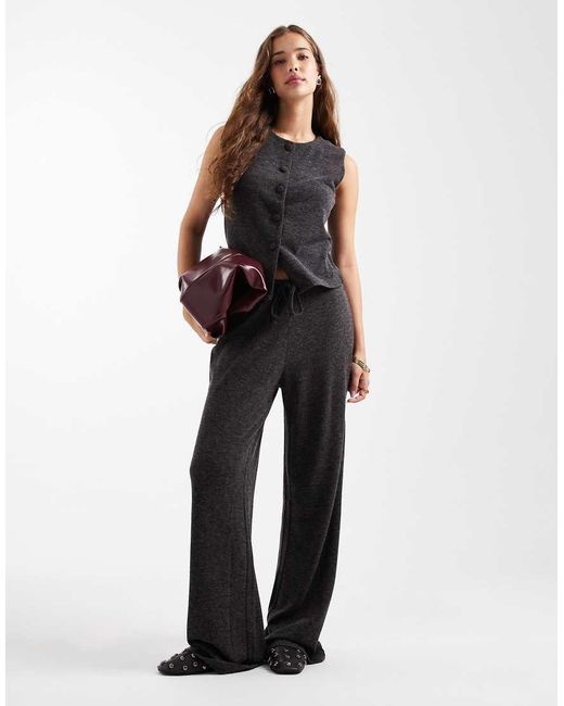 ONLY Black High Neck Waistcoat Co-Ord