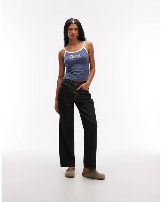 Dickies Blue Vernal Logo Vest