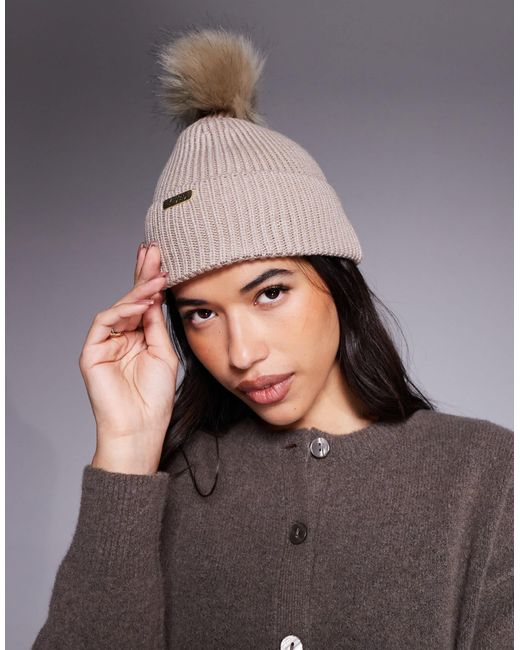Barbour Gray – mallory – strickmütze