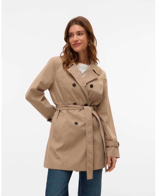 Vero Moda Brown Trenchcoat