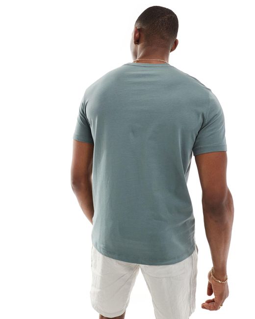 Armani Exchange Blue Chest Logo Slim Fit T-shirt for men