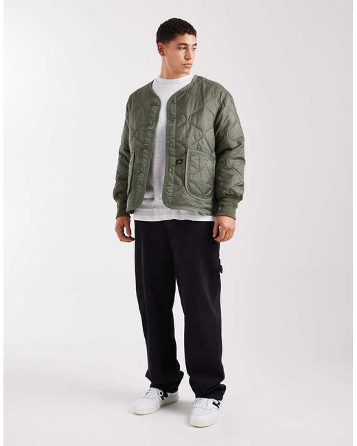 Alpha Industries Gray Heritage Field Jacket for men