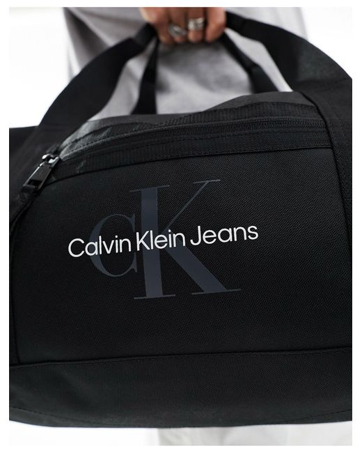 Petate deportivo básico Calvin Klein de hombre de color Black