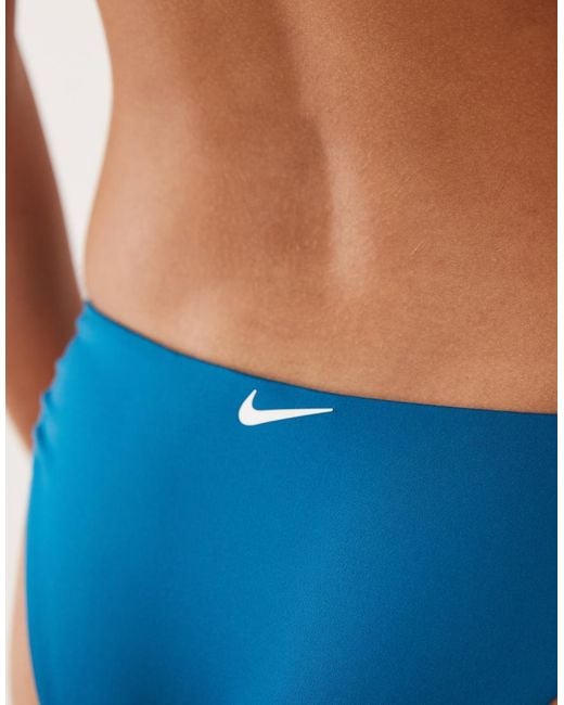 Nike Blue Nike Essential Sling Bikini Bottoms