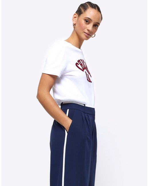 River island jogging best sale bottoms