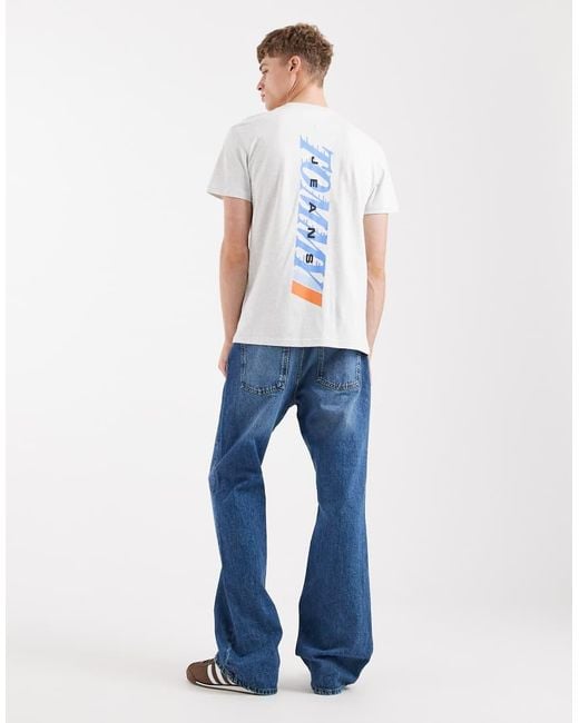 Tommy Hilfiger White Graphic Back Print T-Shirt for men