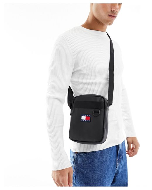 Tommy Hilfiger White Daily Reporter Bag for men