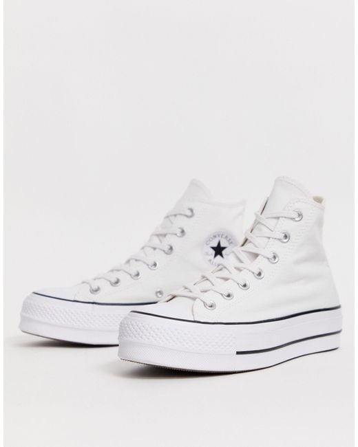Chuck Taylor Platform Sneakers in White 