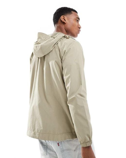 Lyle & Scott Natural Zip Through Hooded Jacket for men