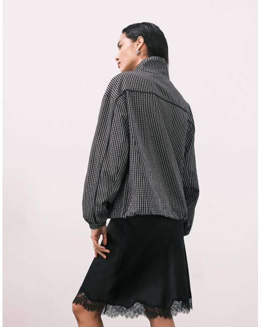 ASOS Black Oversized Track Jacket