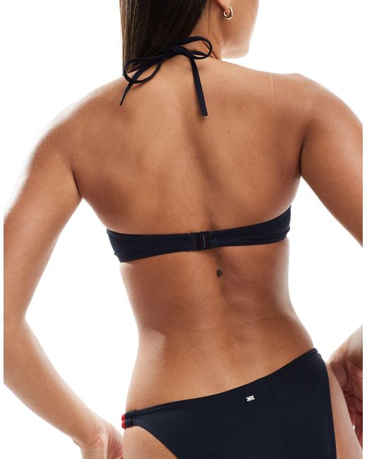 Elevated - top bikini a fascia di Tommy Hilfiger in Black