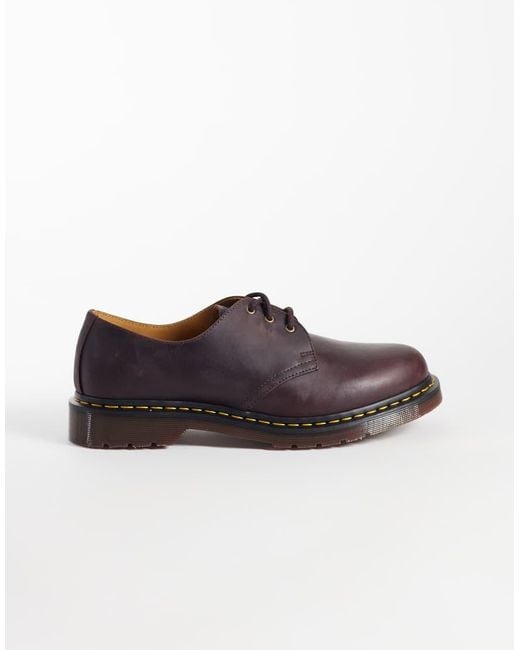 Dr. Martens Brown 1461 3 Eye Shoes for men