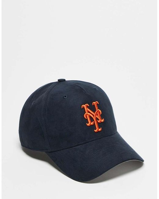 '47 Blue Ny Mets Suede Mvp Cap