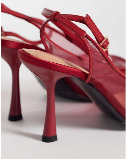 JW PEI Pink Serenity Open Toe Mesh Slingback Sandals