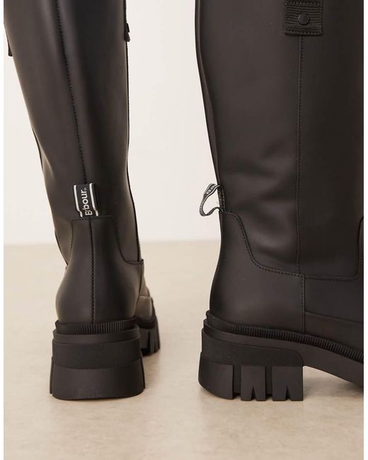 Barbour Black Saidie Tall Boot