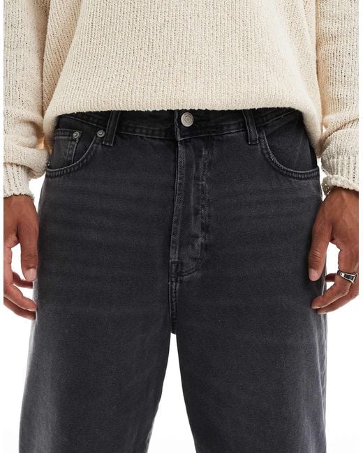 Only & Sons Blue Fade Loose Fit Jeans for men