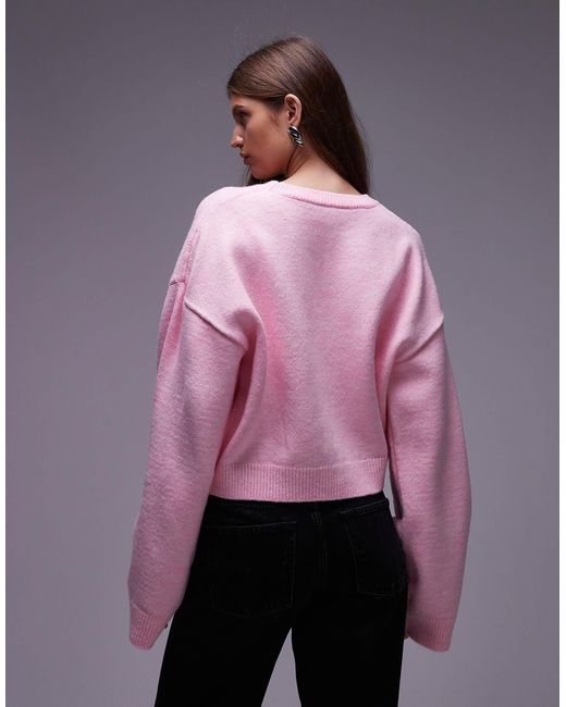 ASOS Pink – oversize-strickpullover