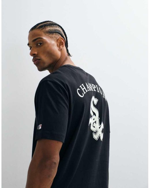 Champion Blue X Mlb Crewneck T-Shirt for men