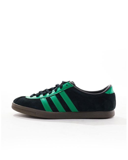 London - sneakers nere e verdi di Adidas Originals in Black