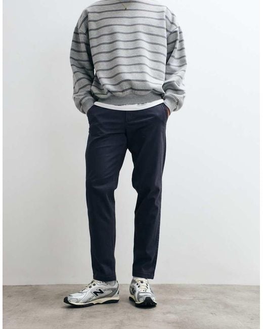 Jack & Jones Gray Straight Fit Chino for men