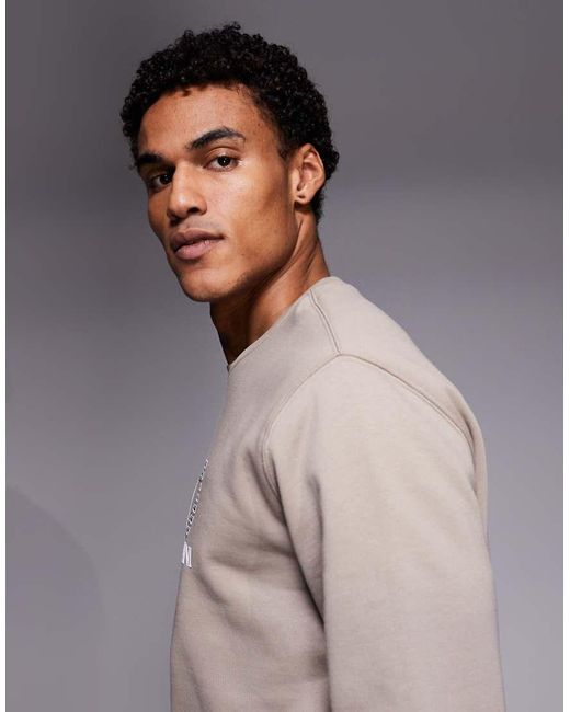 EA7 Gray Armani Train Visability Sweatshirt for men