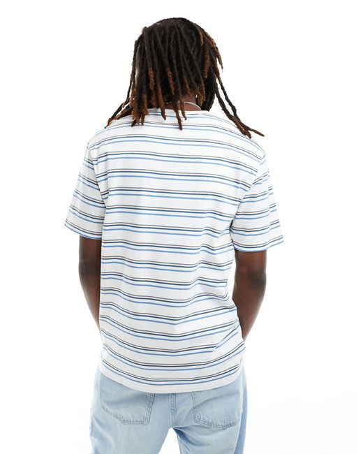 Somer slope ii - t-shirt rayé Columbia pour homme en coloris White
