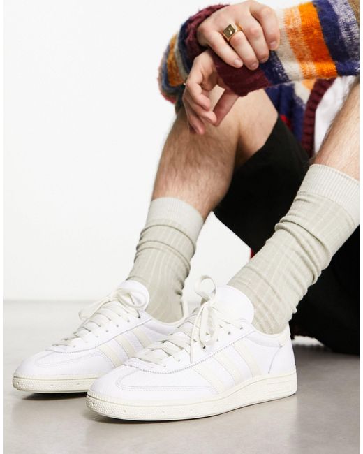 Adidas Originals Handball Spezial - Sneakers Met Rubberen Zool in het White