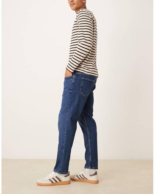 Mango Blue Tapered Jean for men