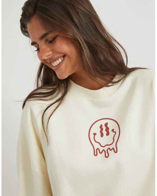 Skinnydip London White London Whatever Sweatshirt