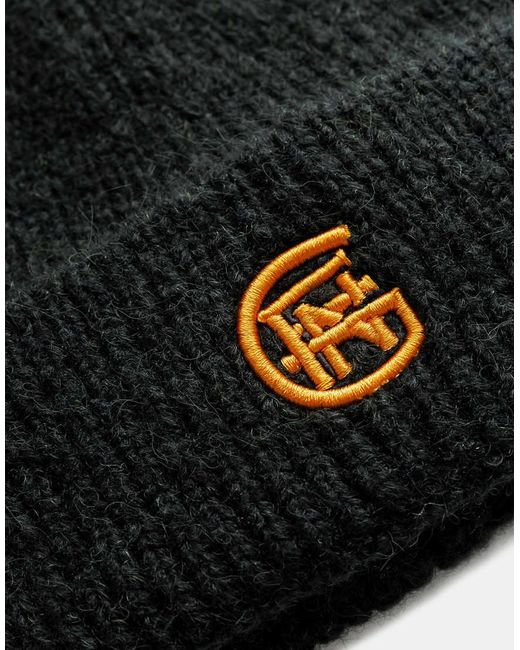 Good For Nothing Black Beanie Hat for men