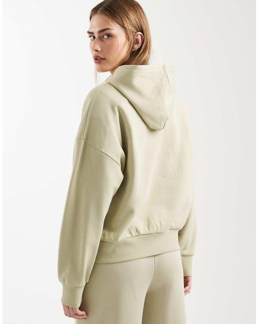 Sudadera Extragrande Con Capucha E Interior Cepillado De ASOS de color Natural
