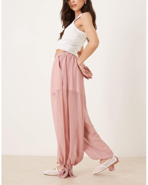 Glamorous Pink Balloon Pants