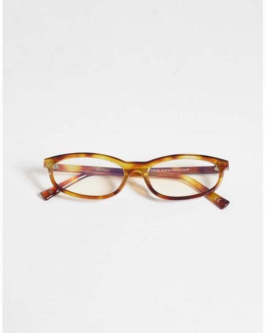 ASOS Natural Slim Oval Square