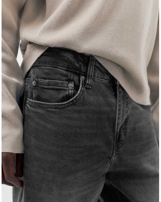 Pull&Bear Gray Slim Fit Jeans for men