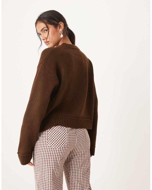 ASOS Brown Knitted Jumper
