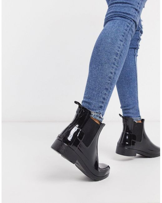 Botas HUNTER de Caucho de color Negro | Lyst